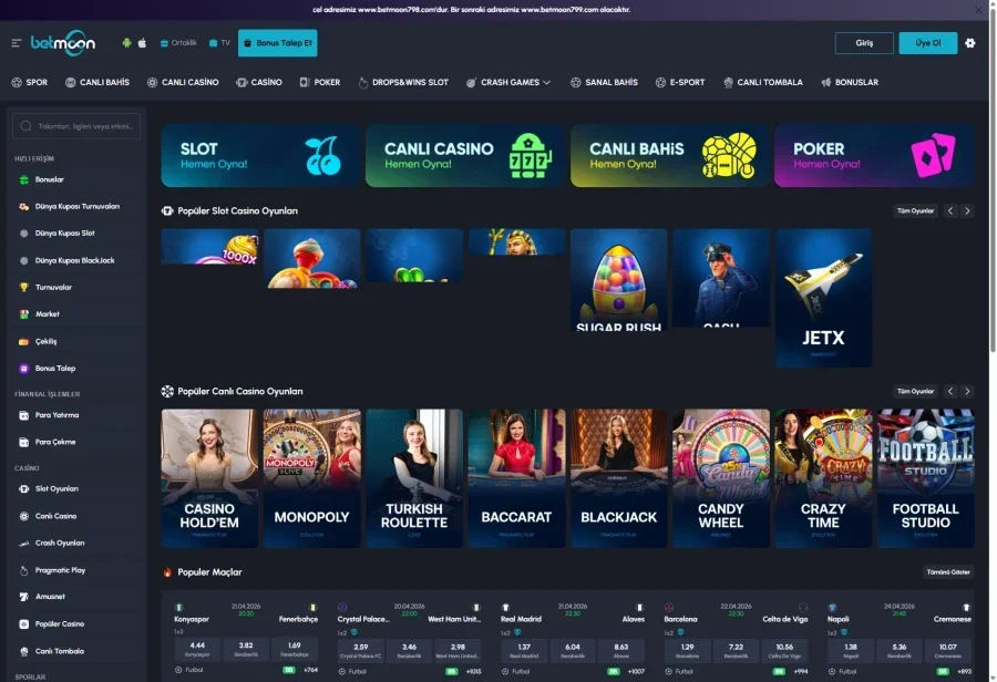 Betmoon ekran görüntüsü